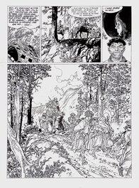 Hermann - Hermann - Les Tours de Bois Maury - t.7, pl.24 (grande case) - Planche originale