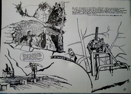 Edmond Baudoin - Grand format puits et ruisseaux - Comic Strip