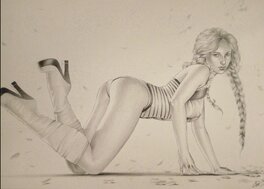 Cosimo Ferri - Pin up - Illustration originale