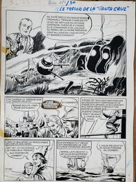 Planche originale - LES BELLES HISTOIRES DE L'ONCLE PAUL, LE TRESOR DE LA SANTA CRUZ