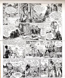 Jean Giraud - Blueberry - Nez Cassé - 1977 - Planche 26 - Planche originale