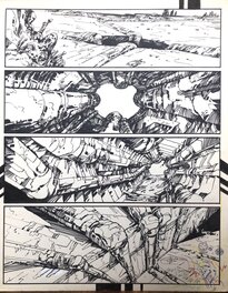 Philippe Druillet - Druillet : Page originale pour "La ville" - Comic Strip