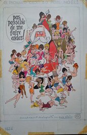 Georges Pichard - G. Pichard croit au Père Noël ! - Illustration originale