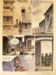 Renaud Eusebe - planche originale couleur directe - Comic Strip