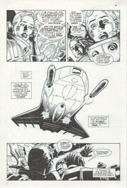 Dave Gibbons - Martha Washington -Stranded in space 1p4 - Planche originale