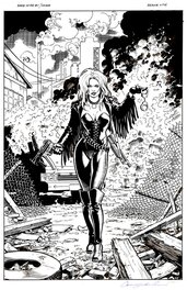 Chris Warner - Barb Wire "Ace of Spades" - Issue #1 COVER - Couverture originale