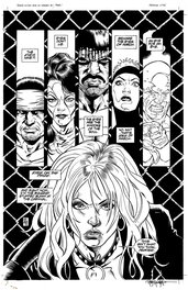 Chris Warner - Barb Wire "Ace of Spades" - Issue #4 planche 1 (SPLASH) - Planche originale