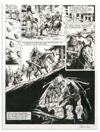 Planche originale - Buddy Longway - L'eau de feu (T. 8) - 1978 - Planche 14