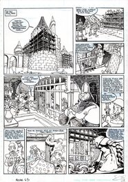 Joël Jurion - Les Démons de Dunwich (Malicieuse Rose - planche 45) - Planche originale