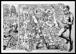 Benoît Dahan - Double Planche Psycho-Investigateur - Comic Strip