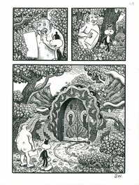 Jim Woodring - One Beautiful Spring Day, pg. 288 - Comic Strip