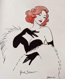 Enrico Marini - Caprice - Noir Burlesque - Original Illustration
