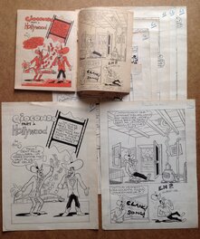 La Planche 6 (Hollywood) et la planche 7 (3eme de Couv) en bas et sa Publication en haut La Planche 6 (Hollywood) et la planche 7 (3eme de Couv) en bas et sa Publication en haut