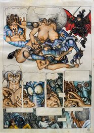 Léo Roa - Tome 2 L'Odyssée à Contretemps, Planche originale couleur 44