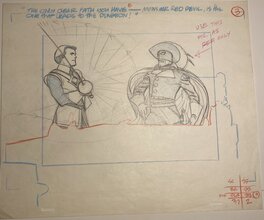 Alex Toth - The three musketeers - Original art