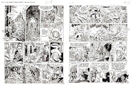 Planche originale - Ca vous intéresse ? - Tome 4, planches 115 A+B "Un conte à dormir debout!"