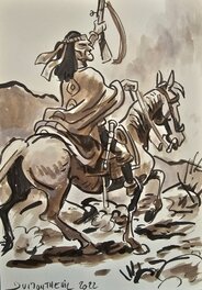Nicolas Dumontheuil - Le Roi des Mapuche - Illustration originale