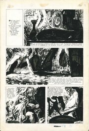 Alberto Breccia - Mort Cinder - La tour de Babel - Planche originale