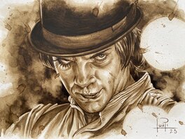 Juapi - Alex Delarge (A Clockwork Orange) - Original Illustration