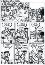 Éric Ivars - La blanche et la noire page 1 - Comic Strip