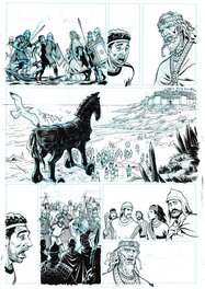 Pierre Taranzano - Le cheval sur la plage - Comic Strip