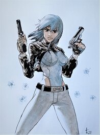 Tirso - Illustration originale Motoko Kusanagi - Original Illustration