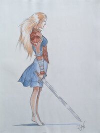 Djief - Valkyrie - Original Illustration