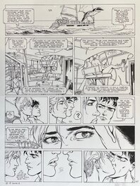 Jean-Charles Kraehn - Planche originale noir et blanc 45 tome 11 - Comic Strip