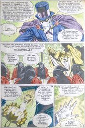 Mikros Le Maître du PSI Titans 54 Raoul de Rauquemaure planche originale Mikros Le Maître du PSI Titans 54 Raoul de Rauquemaure planche originale