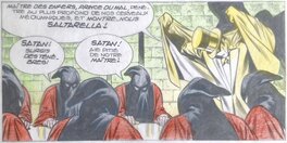 Mikros Le Maître du PSI Titans 54 Raoul de Rauquemaure planche originale Mikros Le Maître du PSI Titans 54 Raoul de Rauquemaure planche originale