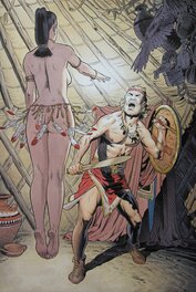 François Miville-Deschênes - Prêtresse sarmate - Illustration originale