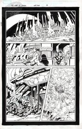 Paul Pelletier - Secret Invasion : War Of Kings #01 p.12 by Paul Pelletier - Planche originale