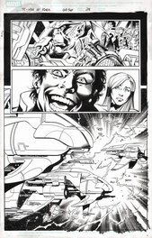 Paul Pelletier - Secret Invasion : War Of Kings #01 p.28 by Paul Pelletier - Planche originale