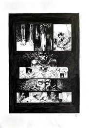 Virginie Augustin Conan Les Chimères de fer page 29 planche originale comic art Virginie Augustin Conan Les Chimères de fer page 29 planche originale comic art