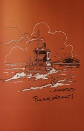 Dédicace de Van Linthout dans Ils étaient dix