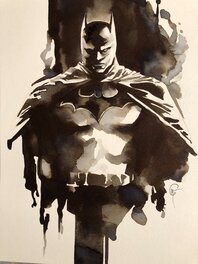 María Emege - Illustration originale Batman - Comic Strip