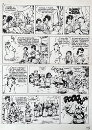 Marc Wasterlain - LA PLANETE DES CHATS / LE GEANT - Planche originale