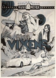 Bastien Vivès - Hommage à Russ Meyer - Bastien VIVES - Original Illustration