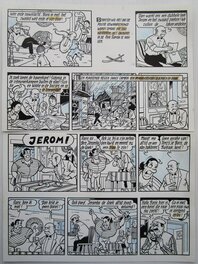 Willy Vandersteen - Jeromba de Griek - Planche originale