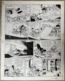Gos - Planche Originale KHENA & LE SCRAMEUSTACHE Noté Page 8 - Comic Strip