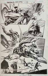 Planche originale - Daredevil vs Beetle - Gene Colan/ Tom Palmer