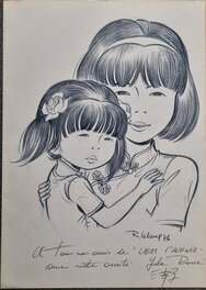 Roger Leloup - Yoko et Rosée du matin - Illustration originale