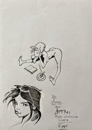 Olivier Vatine - Croquis - Original art