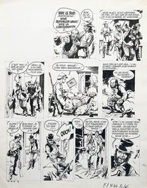 Noël Gloesner - Pat Cadwell (Le Village sudiste - planche 15) - Planche originale