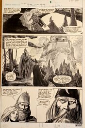 John Buscema - John Buscema : Merlin : Quest of the King Marvel Preview 22 p59 - Planche originale