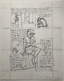 Richard Sala - Richard Sala - The Chuckling Whatsit - p129 prelim - Original art