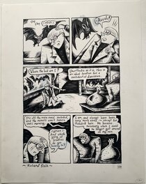 Planche originale - Richard Sala - The Chuckling Whatsit - p135