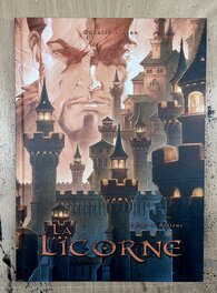 Tirage de Tete du T4 "La Licorne - le Jour du Baptême" Edition BD Must, tirage signé et limité à 400ex