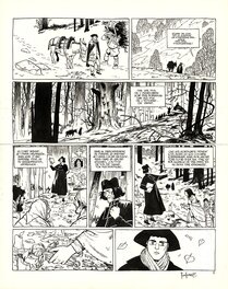 Matthieu Bonhomme - Le Marquis d'Anaon - Planche originale