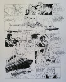 Jean-Yves Delitte - Tanatos - Le mystère du Lusitania - Planche originale